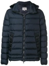 Peuterey Zipped Padded Jacket In Blue