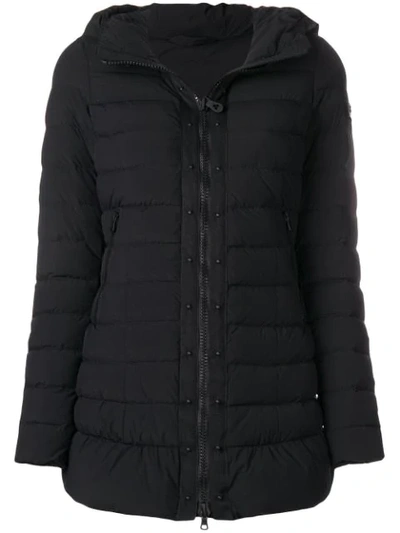 Peuterey Zipped Padded Jacket In Black