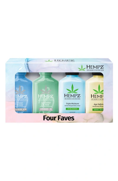 Hempz Fresh Four Herbal Body Moisturizer In Multi