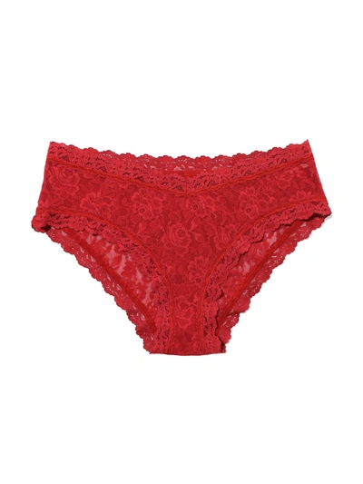 Hanky Panky Signature Lace V-front Cheeky In Red