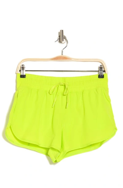 90 Degree By Reflex Running Shorts In Acid Lime