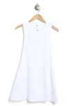 90 Degree By Reflex Airlux Infinity Quarter Zip Tennis Dress In White