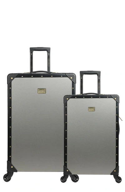 Vince Camuto Jania 2.0 2-piece Spinner Luggage Set In Silver