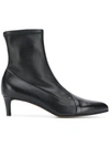 Antonio Barbato Ankle Sock Boots In Black