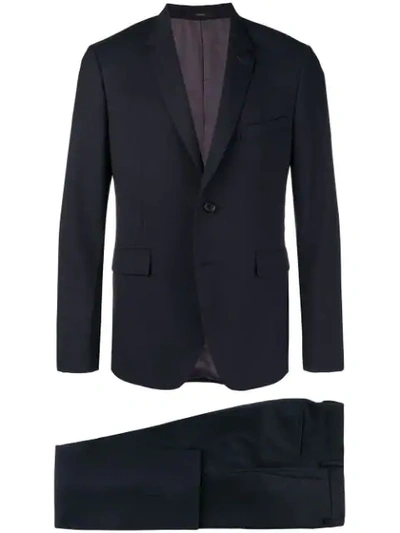 Paul Smith Single Breasted Suit In Blue
