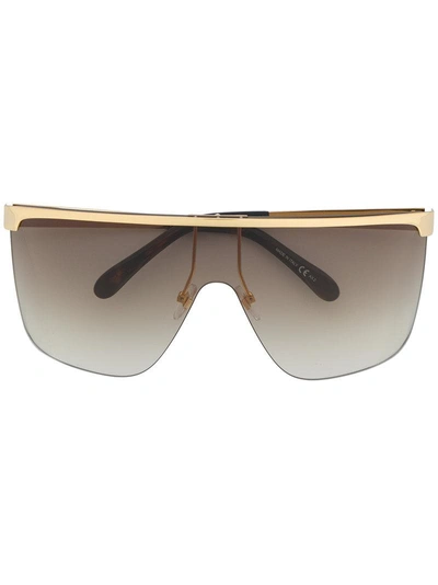 Givenchy Eyewear Aviator Frame Sunglasses - Metallic