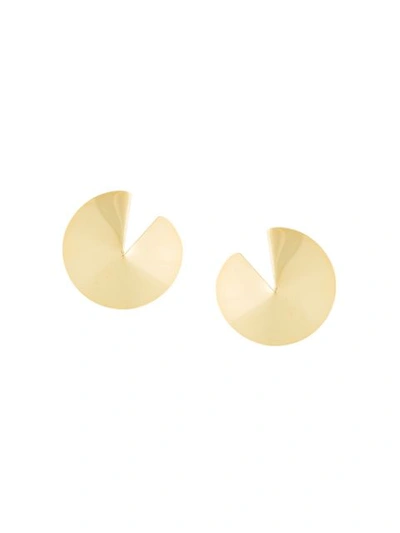 Gaviria Fortune Cookie Earrings - Metallic
