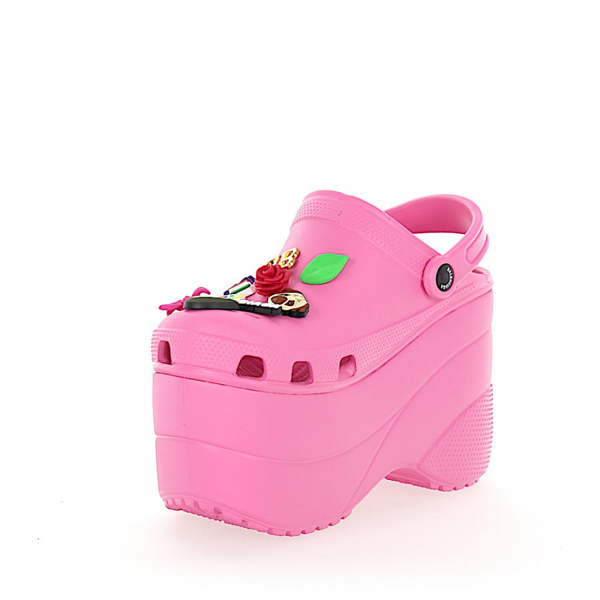 balenciaga platform clogs