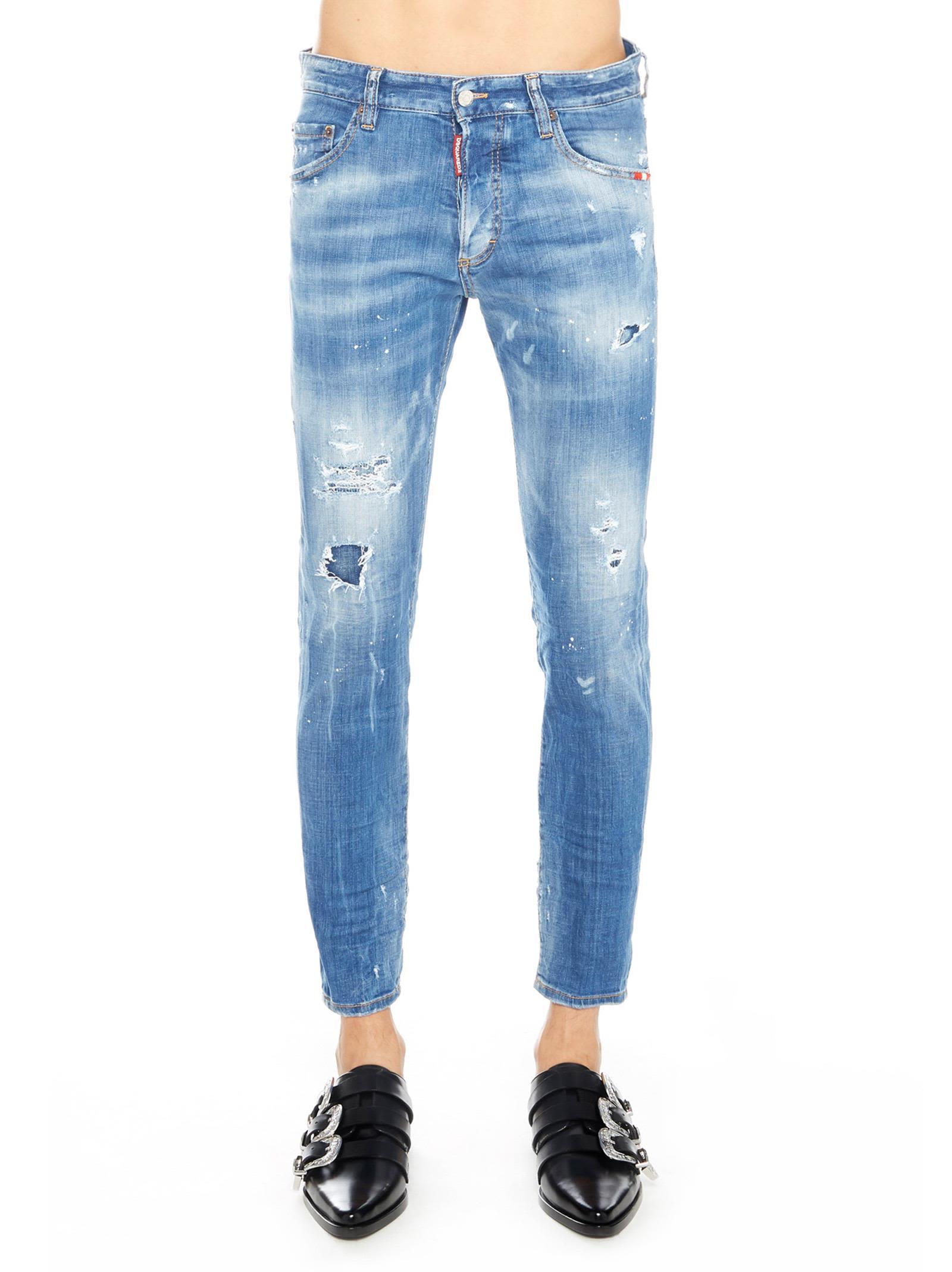 Dsquared2 'skinny Dan' Jeans In Blue | ModeSens