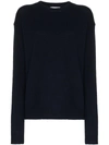 Alexandra Golovanoff Blue Oversized Cashmere-blend Sweater