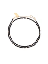 Hues Bead Double Wrap Bracelet - Black