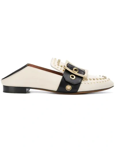 Bally Janelle-suzy Loafers In Black/white