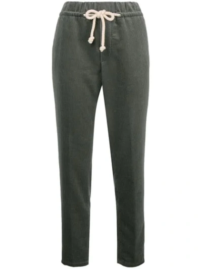 Closed Corduroy Tapered Trousers - Grey