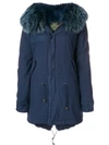 Mr & Mrs Italy Trimmed Hood Parka In C5507