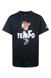 3 Brand Kids' Tempo Ballers Graphic Tee In Black