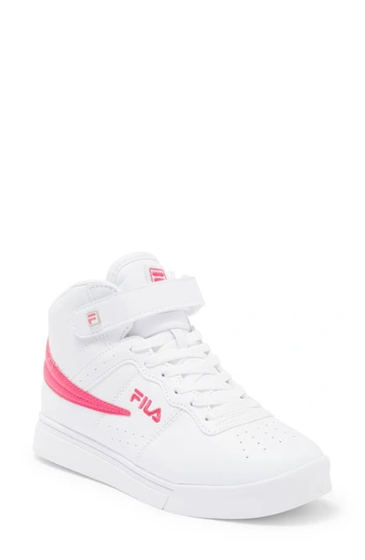 Fila Vulc 13 Sneaker In White/ Pglo/ White