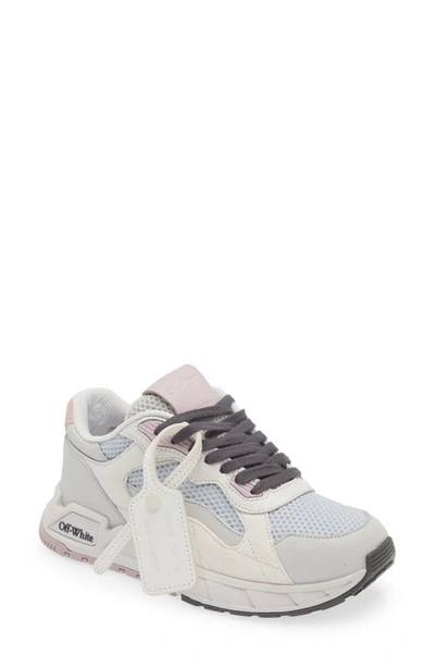 Off-white Kick Off Sneaker In Light Blue/lilac