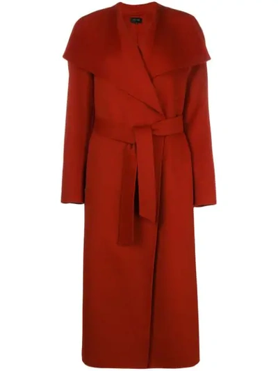 Mackage Belted Coat - Red