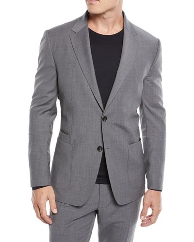 Z Zegna Men's Turati Wash-and-go Two-piece Wool Suit In Dark Gray