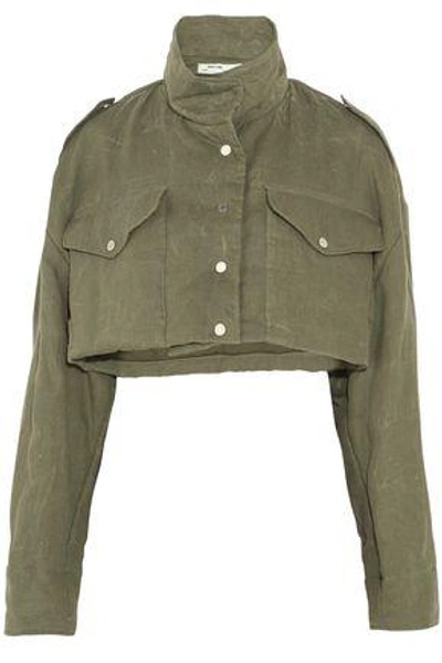 Off-white ™ Woman Casual Jackets Army Green
