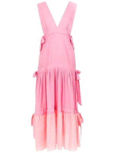 Clube Bossa Panelled Bougen Dress - Pink