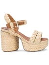 Clergerie Natural Sandals In Neutrals