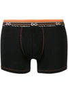 Dolce & Gabbana Fitted Boxers In N0000 Nero