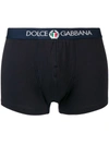 Dolce & Gabbana Fitted Boxers In Blue