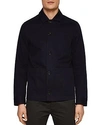 Ted Baker Grapes Workwear Jacket In Navy