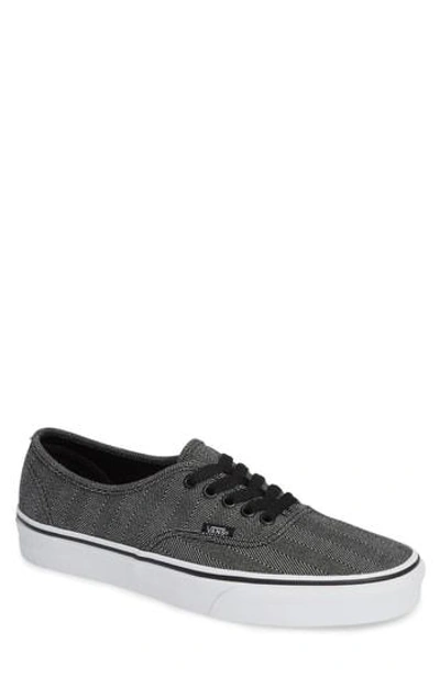 Vans Ua Authentic Sneaker In Black/ True White