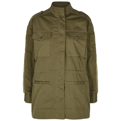 Sea Ny Zamara Quilted Cotton Jacket In Green
