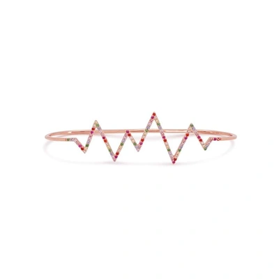Rosie Fortescue Heartbeat 18kt Rose Gold-plated Handcuff