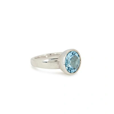 Muse Studio Blue Topaz Sterling Silver Ring