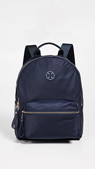 Backpack Clearance Tory Burch Tilda Nylon Zip Backpack Leather