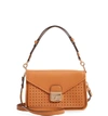 Longchamp Mademoiselle Calfskin Leather Crossbody Bag - Orange In Honey