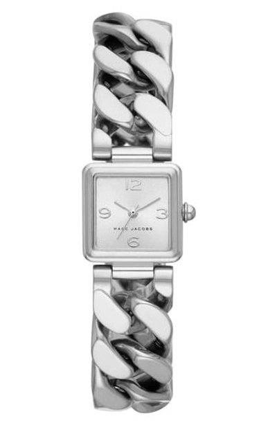 Marc Jacobs Vic Bracelet Watch, 20mm X 20mm In Silver