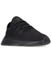 Adidas Originals Adidas Men's Deerupt Runner Casual Sneakers From Finish Line In Core Black/core Black/ftw