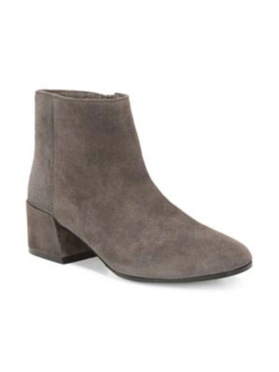 Vince ostend pewter store suede booties