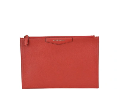 Givenchy Pouch Antigona In Bright Red