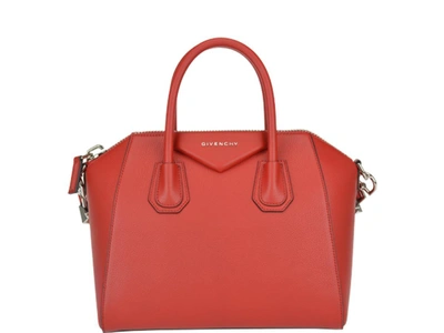 Givenchy Antigona Bag In Bright Red