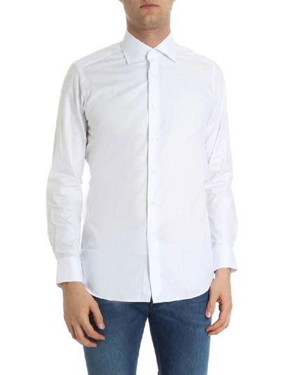 Bagutta Cotton Shirt In White