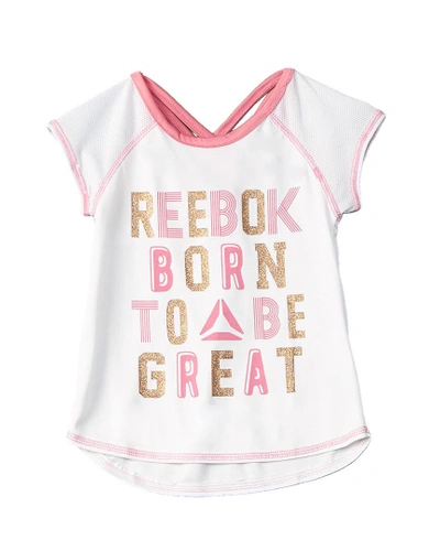 Reebok Graphic Top In Pink