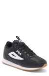 Fila Zellini Gum Sneaker In Black/ White/ Grub