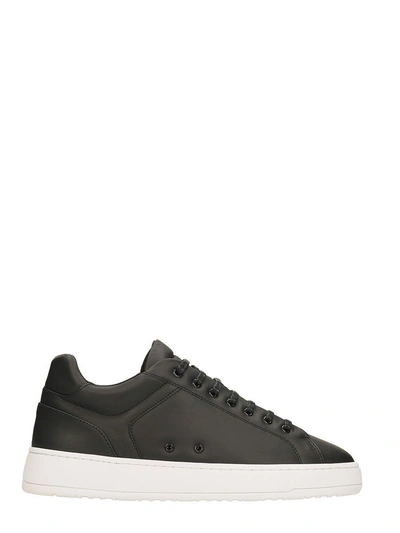 Etq. Low 4 Black Leather Sneakers