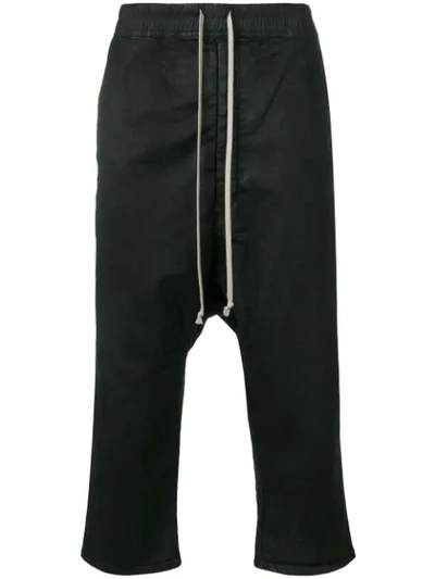 Rick Owens Drkshdw Baggy Trousers In Black