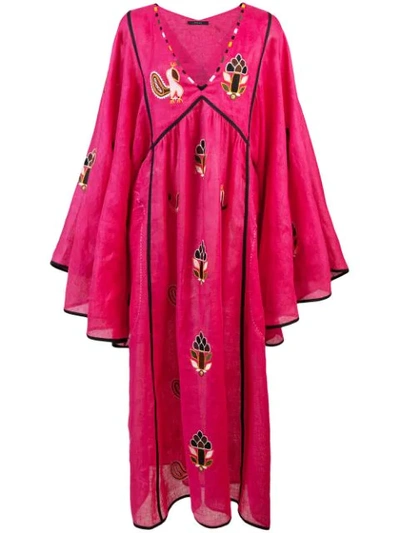 Vita Kin Pineapple Midi Dress In Pink