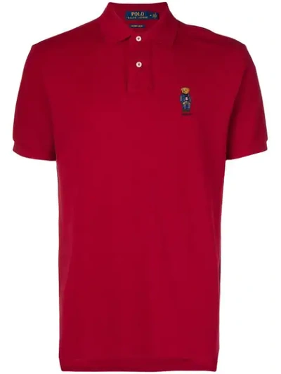 Polo Ralph Lauren Shortsleeved Polo Shirt In Red