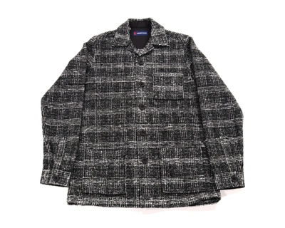 Luchiano Visconti Black And White Plaid Shaket In Multi