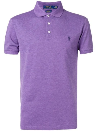 Polo Ralph Lauren Logo Polo Shirt - Purple