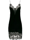 Stella Mccartney Lace Trim Cami Dress In Black